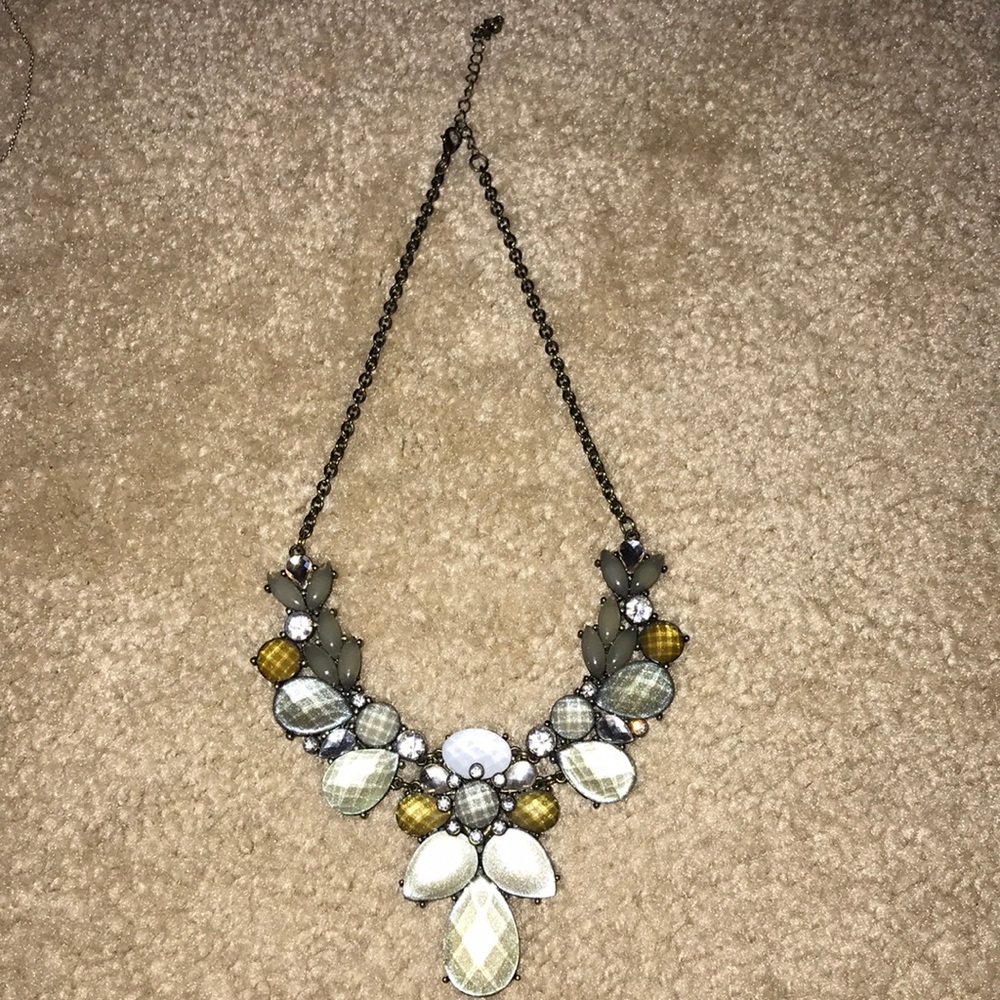 A assortment of colors bubble necklace